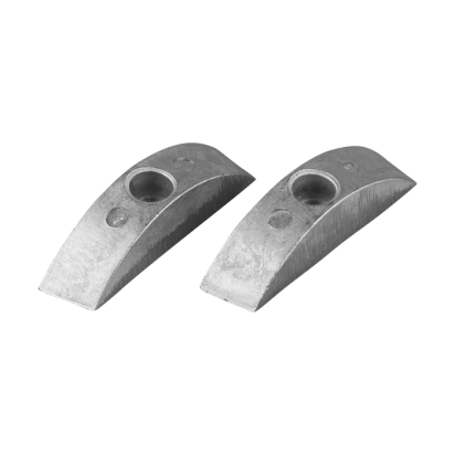 Zinc Volvo small plates for folding propeller 110,120, S-B, S-C (sold in pairs)