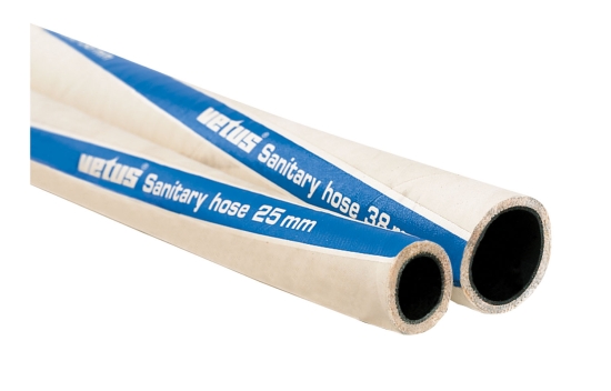 Sanitair slang 19x30mm wit, geurdicht per m