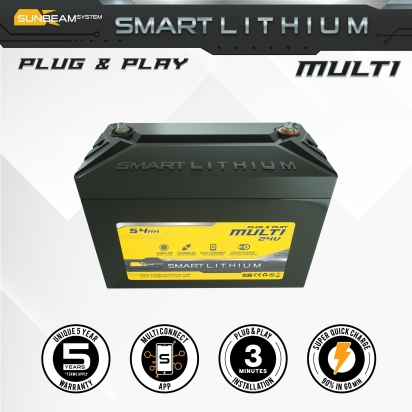 SMART LITHIUM Plug & Play MULTI 24V 54Ah