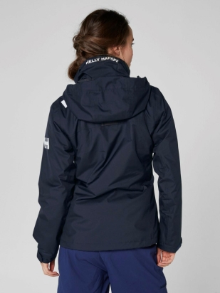 W CREW HOODED MIDLAYER JACKET 597 NAVY