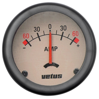 Amperemeter 12/24V +/- 60 A / D=52mm