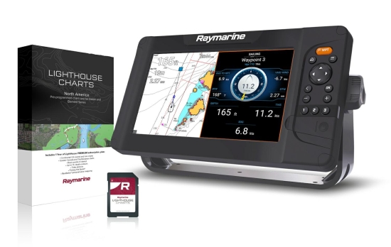 Element 9S - 9" kaartplotter met WiFi en GPS, West Europa LightHouse kaart, zonder transducer