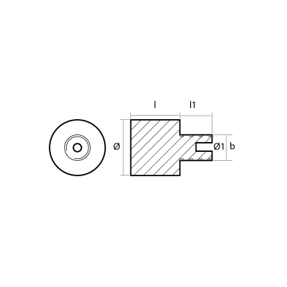 Zinc Condaria pencil anode for air conditioning