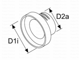 Adapterstuk 90-60mm