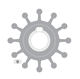 Johnson Pump Impeller 801B