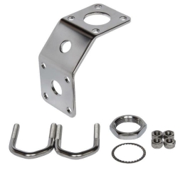 Universal Mast Mount ANGLE BRACKET W/ 1" BOLT + U BOLTS