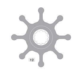 Johnson Pump Impeller 1028B-9