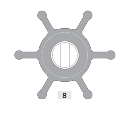 Johnson Pump Impeller 1026B-9