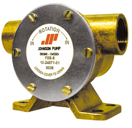 Johnson Pump zelfaanzuigende Bronzen Impellerpomp F5B-8  46l/min  binnendraad 3/4  151x106x50mm ( lx