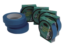 7DAY MASKING TAPE BLUE 25MMX25M