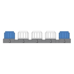 STng 5-weg connector: 2x Backbone 3x Spur