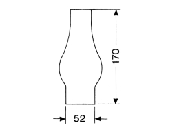 LAMPEGLAS 2 LIGNE X 170MM