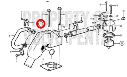 Elleboogstuk uitlaat / Exhaust Pipe Elbow