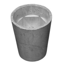 Zinc Radice exagonal prop nut (anode only) shaft Ø 55mm