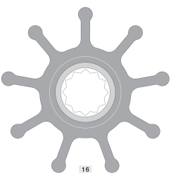 Johnson Pump Impeller 802B